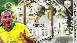 97 PRIME ICON RONALDO R9 PLAYER REVIEW! GOODBYE FODDA! FIFA 22 ULTIMATE TEAM