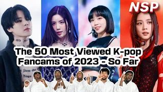 The 50 Most VIEWED KPOP FANCAMS of 2023 - So far! | Reaction !!!