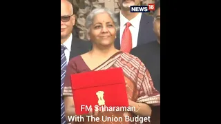 Budget 2022 | Nirmala Sitharaman Poses With Digital Bahikhata | #Shorts | CNN News18