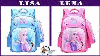 Lisa or Lena very cute things Blue Vs Pinks 💟 most cute Elsa collections #lisa @Mmousah_Official