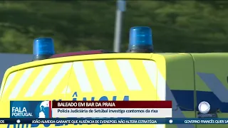 Baleado em bar da praia