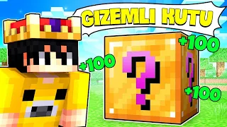 GİZEMLİ KUTU BENİ NASIL MİLYONER YAPTI!! | Minecraft