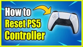 How to RESET PS5 Controller and FIX Many Problems! (Easy Method!)