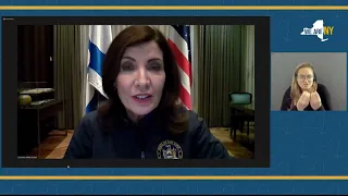 ASL: Governor Hochul Holds Media Availability to Update New Yorkers on Trip to Israel