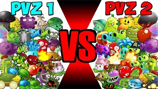All Plants Team Pvz 1 vs Pvz 2 - Who Will Win? - Team Plant vs Team Plant