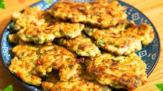 Вкуснейшие рубленые куриные котлеты с сыром. Быстрый и простой рецепт!