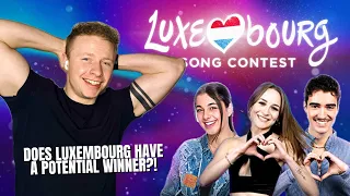 FIRST REACTION TO THE LUXEMBOURG NATIONAL FINAL (ALL SONGS)