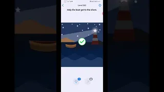 Easy Game Brain Test Level 363 Solution | Help the boat get to the shore