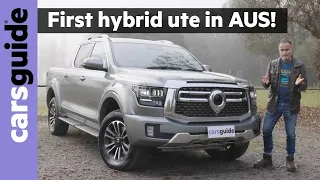 GWM Cannon Alpha Hybrid 2024 review: Australia's first hybrid ute targets new Ford Ranger dual-cab