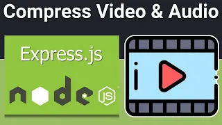 Node js Express FFMPEG Project to Compress and Reduce Size of Video & Audio in Browser