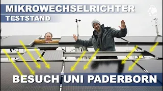 Balkonkraftwerk Test! Studie Mikro-Wechselrichter! Besuch Uni Paderborn