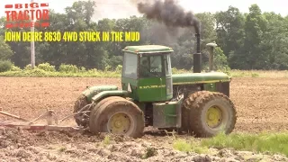 Stuck in the Mud: John Deere 8630 4wd Tractor