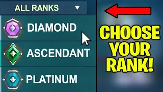 I let players choose their Rank for the NEW Act!