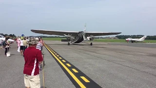 Ford Tri-Motor Engine Start Up and Taxiing