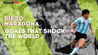 Diego Maradona Top Goals That Shocked The World |  Amazing Skills and Moves |  Best Highlights ever