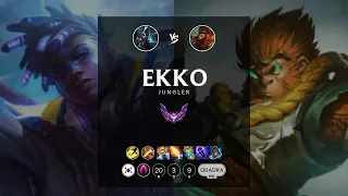 Ekko Jungle vs Wukong - KR Master Patch 12.12