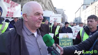 Save Leitrim protests outside Dail Eireann