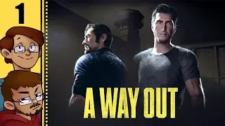 Let's Play A Way Out Co-op Part 1 - Flattering Angles