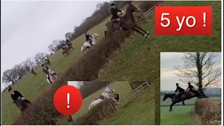 GoPro Headcam Horse Trail Riding - a Good Run with Lots of Hedge Jumping | Equestrian