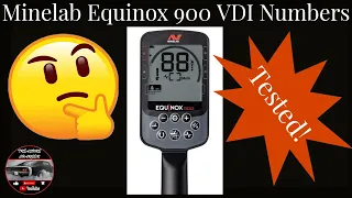 Minelab Equinox 900 VDI Number Testing