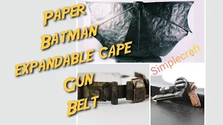 Batman expandable cape out of paper|Simplecraft|#Batman #tdsimplecraftt