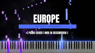 The Final Countdown (Europe) - Synthesia / Piano Tutorial