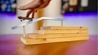 How To Make A Fingerboard Stair Set! *EASY TO FOLLOW*