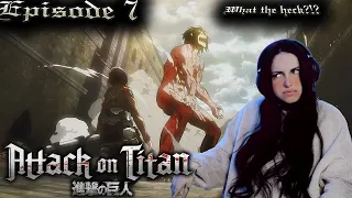 Anime newbie watches Attack on Titan 1x7 | "The small Blade" Review and  Reaction