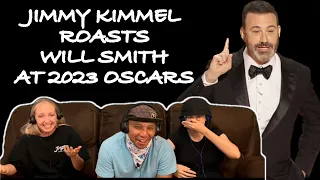 Jimmy Kimmel Roasts Will Smith at the Oscars for Slapping Chris Rock - Reaction!