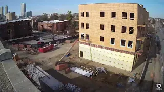 Time-Lapse Video of The Village Flats development | Construction Site Camera