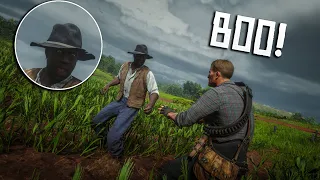 Annoying NPC's For 7 Minutes In RDR2 (greet, greet, antagonise)