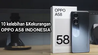 10 Kelebihan & Kekurangan OPPO A58 INDONESIA