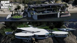 Top 5 FAVORITE Mansion Mods in GTA 5..