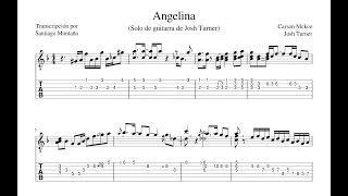 The Other Favorites ¨Angelina¨ - Guitar Solo (Transcription w/Tabs)