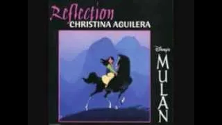 christina aguilera disney mulan reflections