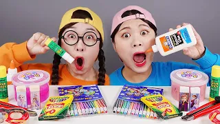 Fournitures scolaires comestibles Mukbang DONA