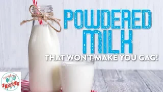 How to Mix Powdered Milk that Won't Make You Gag