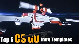 TOP 5 CSGO INTRO TEMPLATES - FREE DOWNLOAD | FAST RENDER | INTRO TEMPLATE | 2018