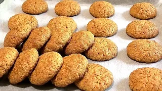 Овсяное печенье с орехами/Oatmeal cookies
