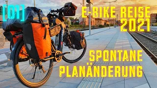 [01] E-Bike Urlaub 2021 | Anreise und spontane Planänderung | E-Bike völlig überladen