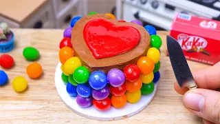 Yummy Chocolate Cake 🌈 1000+ Delicious Miniature Rainbow Pop It Chocolate Cake Decorating