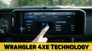 uConnect 5 in the Jeep Wrangler 4xe (2024 model)