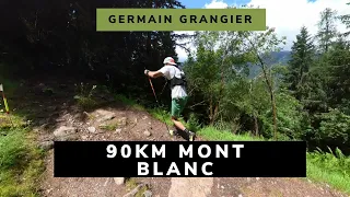 Attaque de Germain Grangier - 90km du Mont Blanc