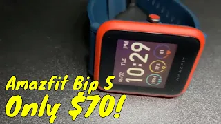 Amazfit Bip S | First Impressions | GPS Smartwatch | 40 Day Battery | Only $70!