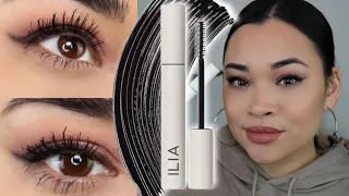 ILIA LIMITLESS LENGTHENING MASCARA | Review and Demo