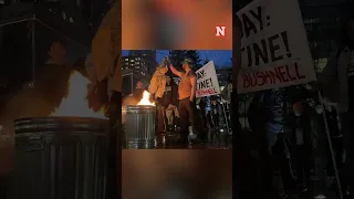 US Veterans Burn Their Uniforms In Solidarity With Airman Aaron Bushnell