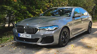 BMW 5 G30 2021 FL 540i xDrive, 545e xDrive test PL Pertyn Ględzi