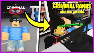 All CRIMINAL RANKS and WHAT YOU CAN ROB! (Southwest Florida Roblox)
