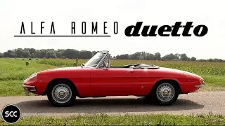 ALFA ROMEO DUETTO INIEZIONE 1750 SPIDER VELOCE 1969 - Test drive in top gear - Engine sound | SCC TV