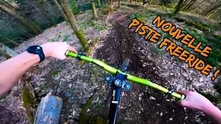 On teste une nouvelle piste de VTT FREERIDE très raide !